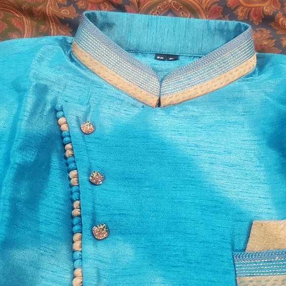 Sherwani/Punjabi Suit Party/Wedding/Eid (Medium) - Picture 5 of 14